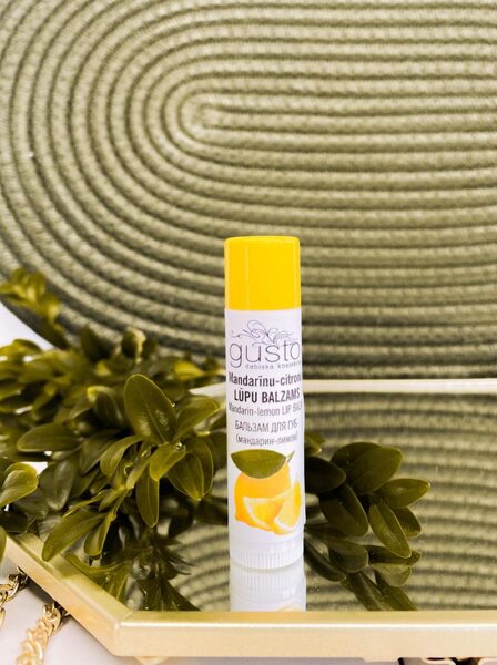 Mandarīnu-citronu lūpu balzams